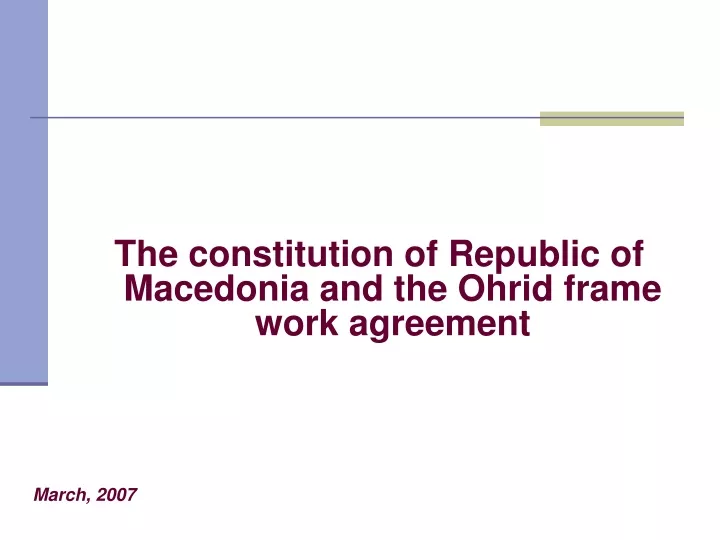 the constitution of republic of macedonia