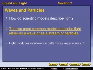 Waves and Particles