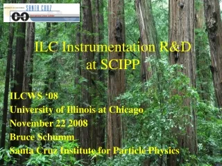ILC Instrumentation R&amp;D at SCIPP
