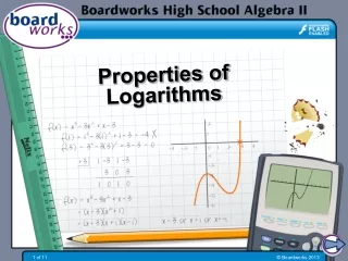 Properties of  Logarithms