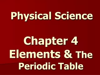 Physical Science