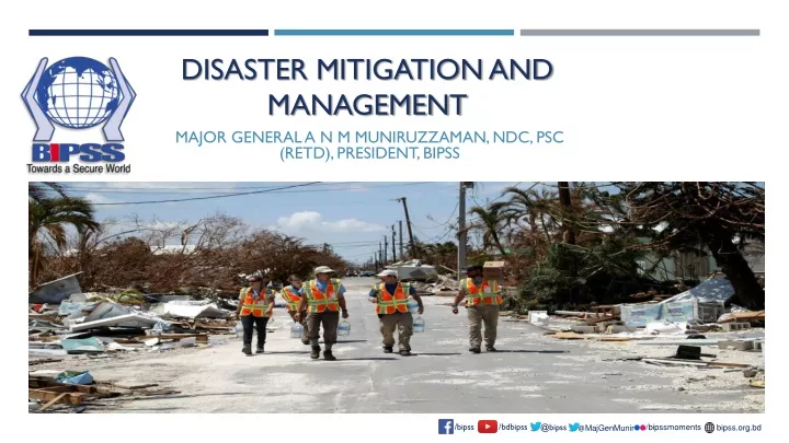 disaster mitigation and management
