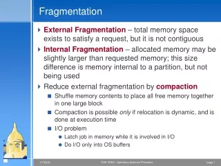 Fragmentation