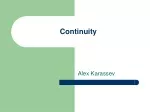 Continuity in Mathematics - slide 1