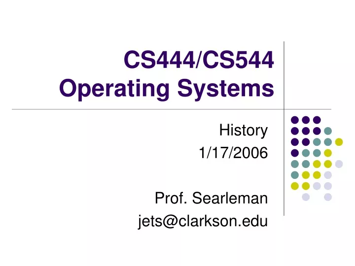 cs444 cs544 operating systems