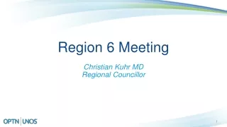 Region 6 Meeting