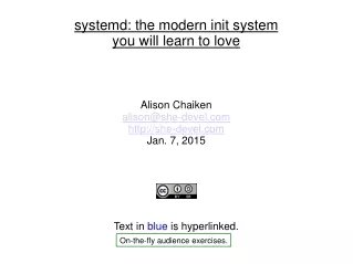 systemd: the modern init system you will learn to love