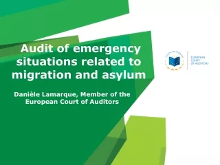 Audit of emergency situations related to migration and asylum