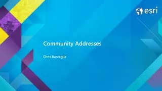 Community Addresses