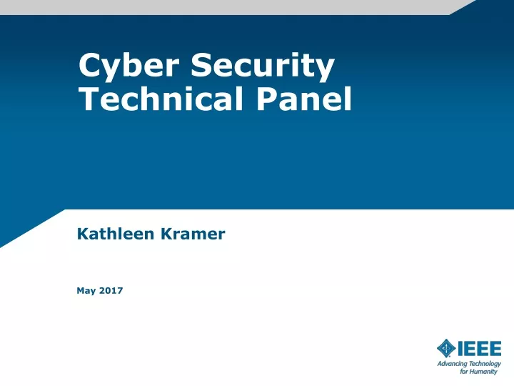 cyber security technical panel