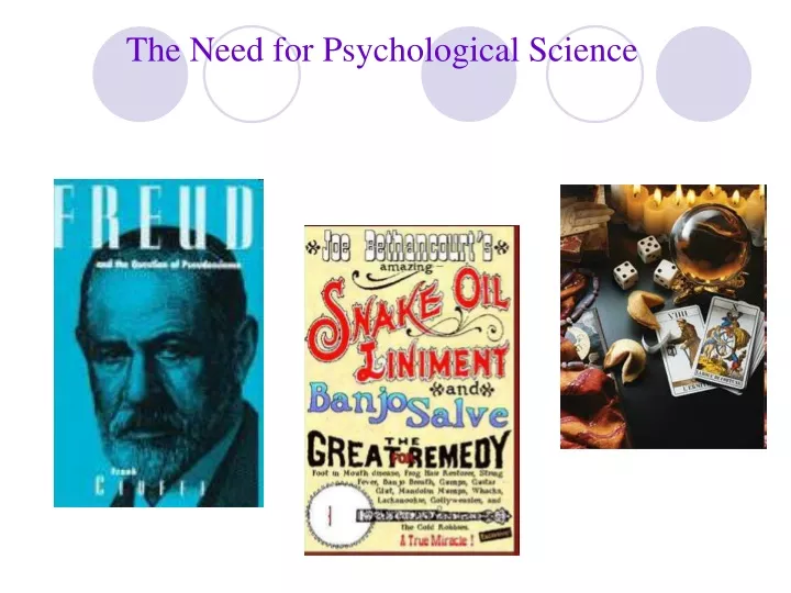 the need for psychological science