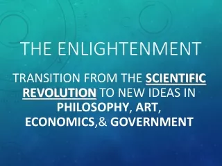 The Enlightenment