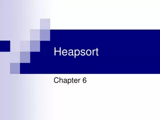 Heapsort