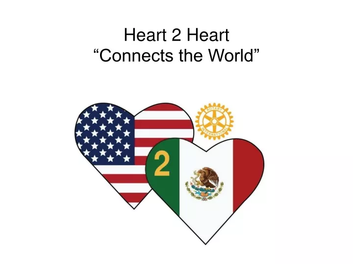 heart 2 heart connects the world