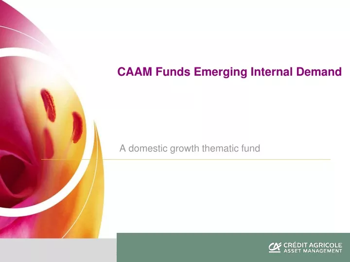 caam funds emerging internal demand a domestic