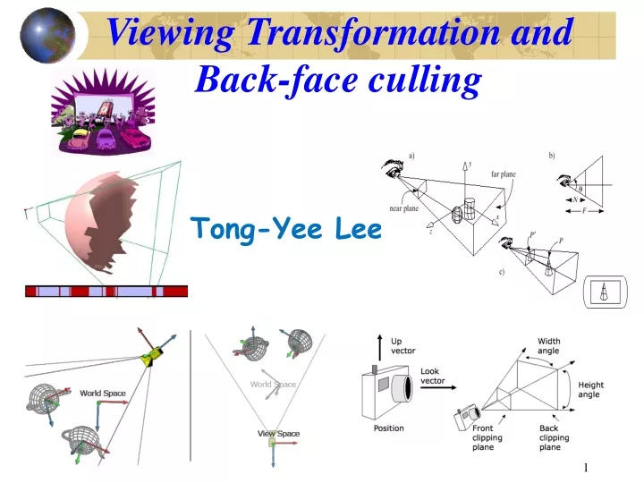 viewing transformation and back face culling