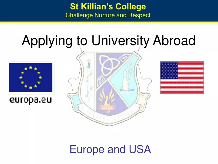 applying to university abroad