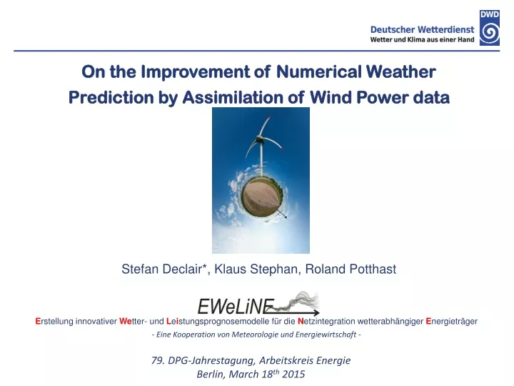 on the improvement of numerical weather