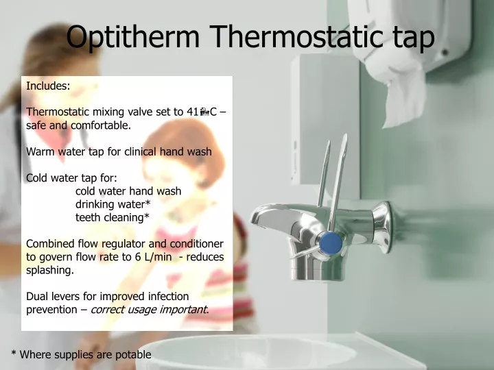 optitherm thermostatic tap