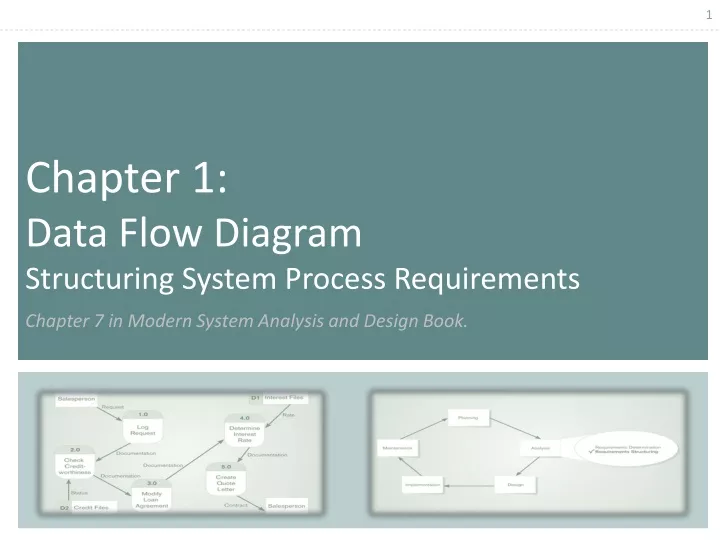 chapter 1 data flow diagram structuring system