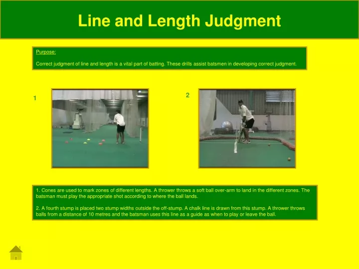 line and length judgment