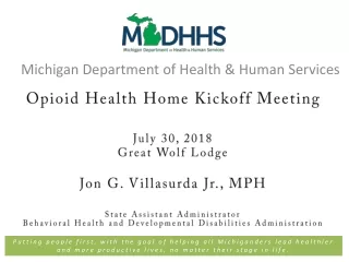 Michigan Department of Health &amp; Human Services