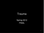 Trauma - slide 1