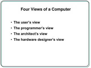 Four Views of a Computer