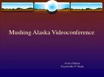 Mushing Alaska Videoconference
