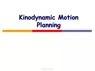 Kinodynamic Motion Planning