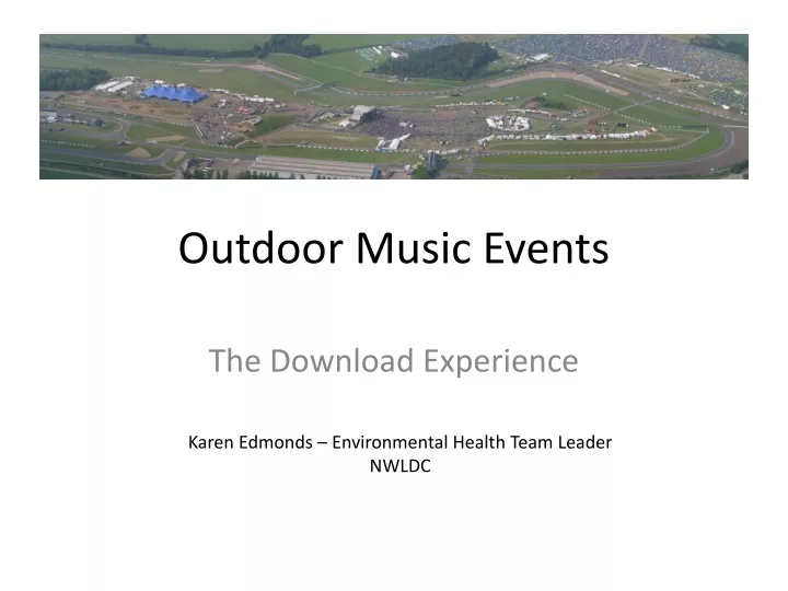 outdoor music events