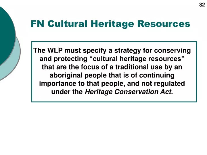 fn cultural heritage resources