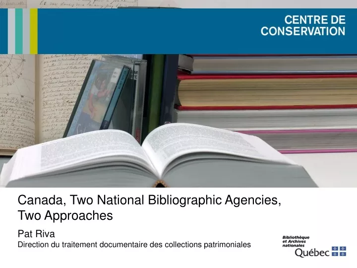 canada two national bibliographic agencies