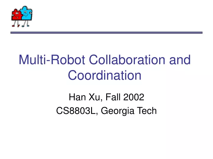 multi robot collaboration and coordination