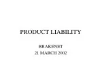 Product Liability: Rules & Responsibilities - slide 1