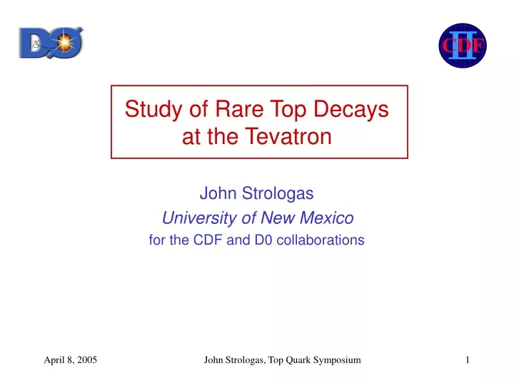 study of rare top decays at the tevatron