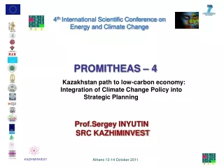 4 th  International Scientific Conference on Energy and Climate Change