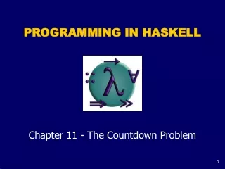 PROGRAMMING IN HASKELL