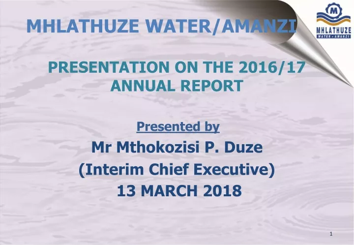 mhlathuze water amanzi