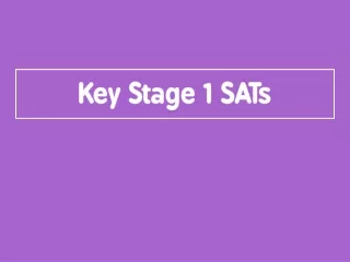 Key Stage 1 SATs