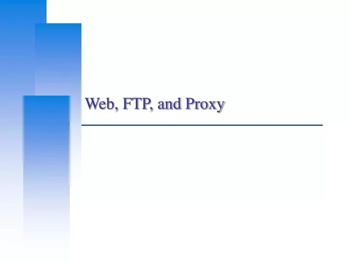 web ftp and proxy