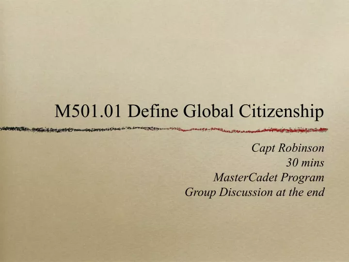 m501 01 define global citizenship
