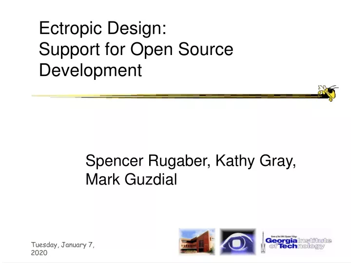 ectropic design support for open source