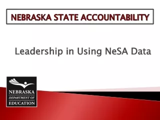 Leadership in Using NeSA Data