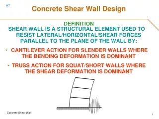 PPT - Concrete Shear Wall Design PowerPoint Presentation, free download ...