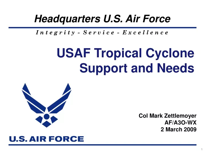 usaf tropical cyclone support and needs