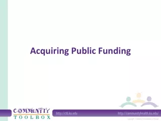 Acquiring Public Funding