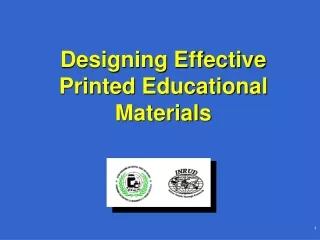 Designing Effective Printed Educational Materials