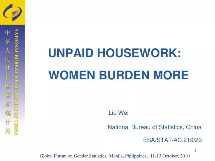 unpaid housework women burden more