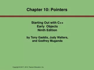 Starting Out with C++  Early  Objects  Ninth Edition